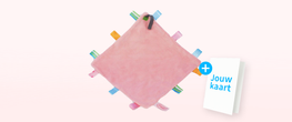 Labeldoekje roze