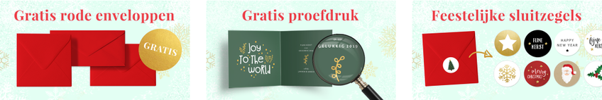 gratis rode enveloppen, gratis proefdruk & prachtige sluitzegels