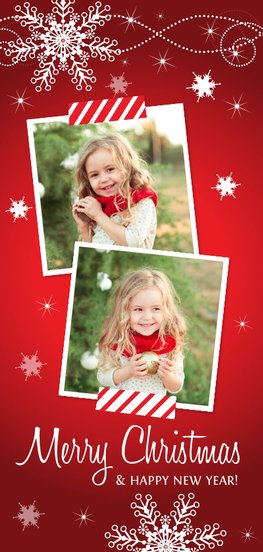 Kerstkaart met foto's