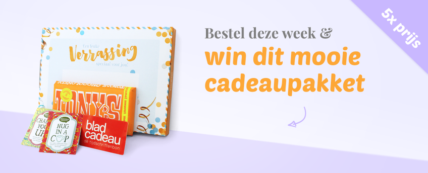 Bestel en win een cadeaupakket
